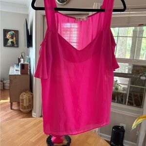 Vibrant Pink Sleeveless Top